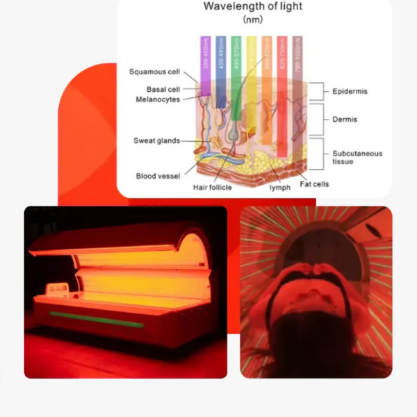 Airvida Radiance Red Light Therapy Bed For Home & Commercial Use