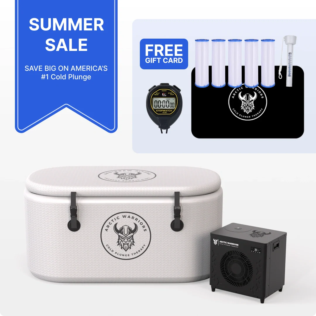 Arctic Warrior 0.5 HP Advanced Water Chiller 2.0 + XL Tub + Essentials Bundle