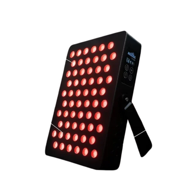 KoreLight KoreNRG light therapy panel with red LEDs on a fold-out stand