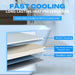 Wall cross-section showing acrylic housing and insulation foam in the AMBOHR All-in Ice Bath Systems shell