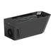 Black finish AMBOHR All-in Ice Bath System shown at an angle with water in the basin and 38°F display