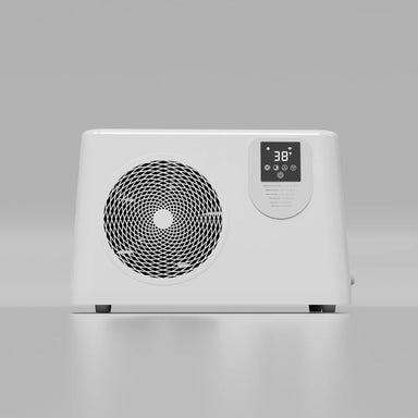 Studio front shot of the AMBOHR Ultra Chiller Cold Plunge Chiller with 38°F reading and touch control buttons