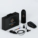 Complete kit layout with briefcase, nozzles, hose and tank cover included with the America Cryo SubZero cryotherapy device
