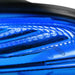 Deep blue 415 nm diodes illuminating the mirrored inner reflector of the Galaxy Zero Atlas Light Therapy Pod