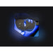 Close-up of the blue LED face mask used after the Vacu Activ Cryo Flow Mini Cold Therapy Device session