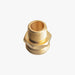 Threaded brass hose adaptor that connects a garden hose to the Revive Plunge Inflatable Cold Plunge