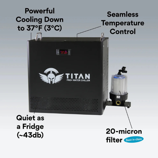 Apex Acrylic Cold Plunge Tub + Chiller Bundle (Black)
