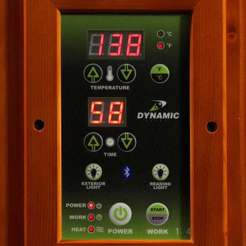 Dynamic "Avila" 1-2 Person Low EMF FAR IR Sauna