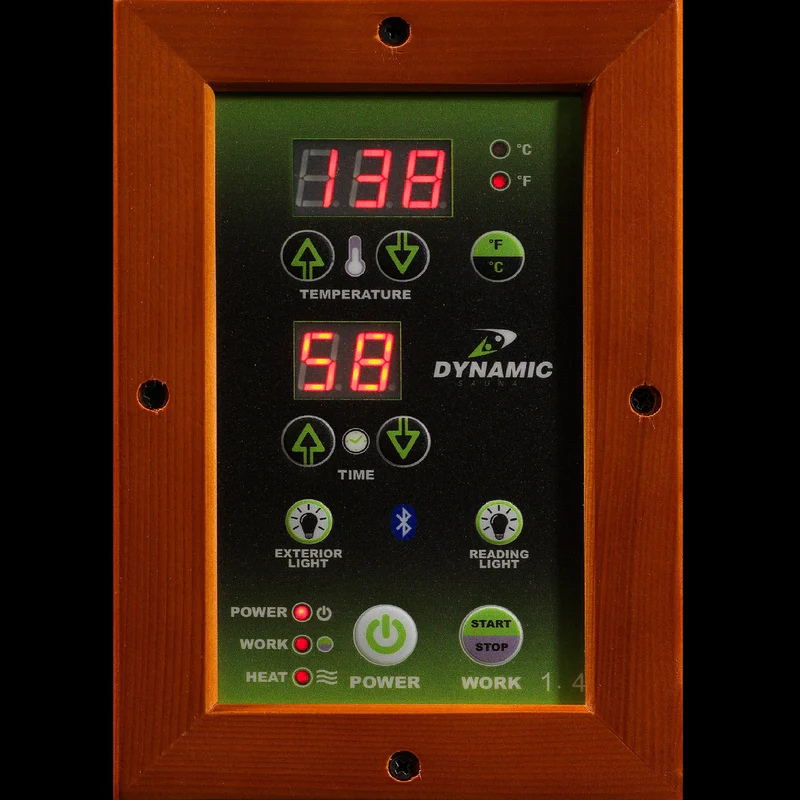 Dynamic "Venice" 2 Person Low EMF FAR IR Sauna