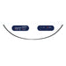 Black curved zipper strip with navy laser-printed caution and ATA labels used on the Oxyrevo Forward90