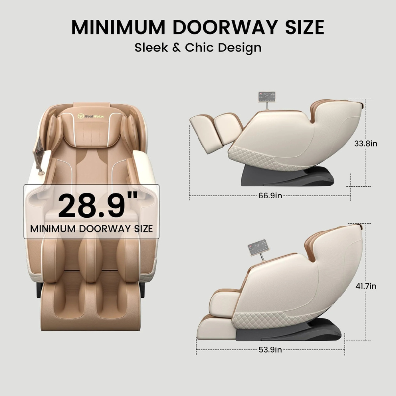 Favor-11 3D Massage Chair Khaki