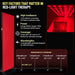 Irradiance and coverage distances measured for the EXESAS 1008 LED 5040W Full Body Red Light Panel with meter reading photo