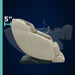 Five inch wall clearance marked behind the reclining Infinity Massage Chairs Celebrity Elite Massage Chair