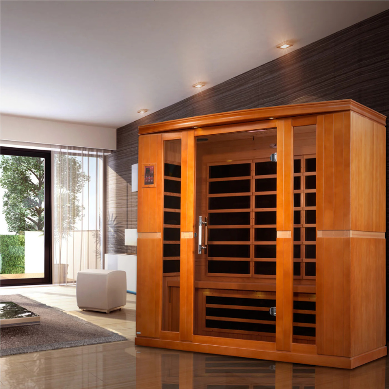 Dynamic "Bergamo" 4 Person Low EMF FAR IR Sauna