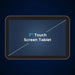 Dashed diagonal line measuring the 7-inch tablet remote of the Infinity Massage Chairs Aura Elite Massage Chair