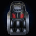 Red heat waves on the lower back pads of the Infinity Massage Chairs Gen Max 4D Massage Chair lumbar therapy