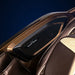 Headrest speaker grille with harman/kardon badge on the Infinity Circadian DualFlex Massage Chair