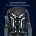 Two sets of teal rollers on the seat back illustrate the dual mechanism of the Infinity Sovana 4D DualPro