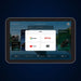 Tablet media pop-up with Google, Netflix, Youtube and HBO Max shortcuts on the Infinity Massage Chairs Serenza Flex 4D