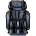 Front view of the black Infinity Smart Chair X3 showing shoulder pads, armrests and twin calf and foot wells