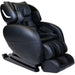 Upright black Infinity Smart Chair X3 Full Body Massage Recliner viewed at an angle for height and depth reference