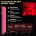 Irradiance and coverage measurements by distance for the EXESAS 4000W Full Body Red Light Therapy Panel