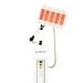 Complete Lumara PRO Light Therapy Panel on its stand with red LED head, articulating arm and branded touchscreen console