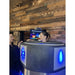 Operator beside a client in the Cryo Innovations XR Cryo Chamber with live thermal imaging at -154°f