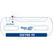 Technical line diagram of the OxyRevo Apex36 1.5ATA Chamber outlining windows, gauge, valves and curved zipper
