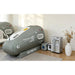 Standard Kit compressor, dehumidifier and 10L concentrator set beside the Oxyrevo Forward90 Portable Hyperbaric Chamber