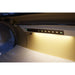 Internal buttons and warm LED reading light above the mattress of the OxyRevo Quest36 Hyperbaric Oxygen Chamber