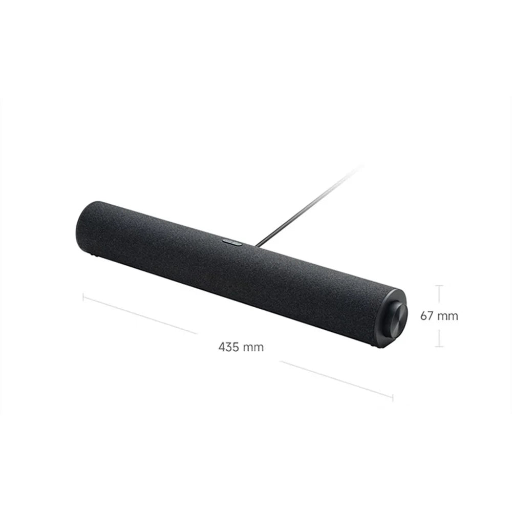 Measured drawing of the 435 mm USB Bluetooth speaker bar included with the OxyRevo Space60 HBOT Chamber