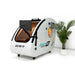 Open Space60 shell with the articulated monitor arm in place on the OxyRevo Space60 Hyperbaric Chamber