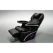 Luxury power chair for the OXYREVO Space60 Pro reclined flat with leg support raised and side control buttons