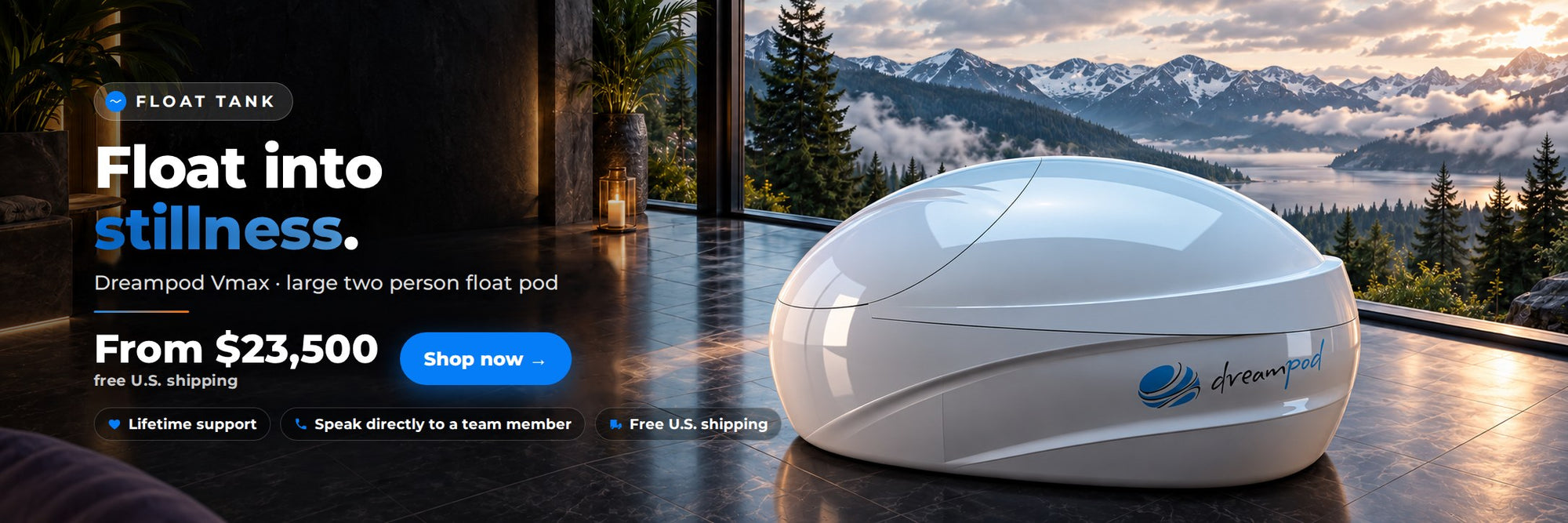 Dreampod Vmax float pod, from $23,500. Shop now