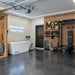 Primal Plunges Blizzard cold plunge in a garage home gym