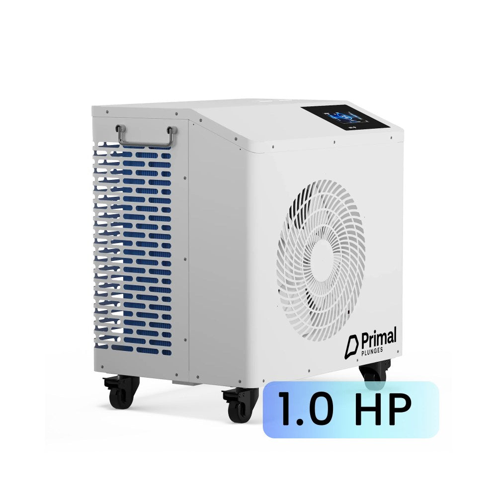 Primal Plunges Elite Chiller 1.0 HP angled view