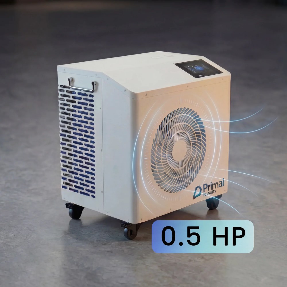 Primal Plunges Pro Chiller 0.5 HP on granite surface