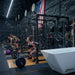 Primal Plunges Whiteout cold plunge in a CrossFit gym