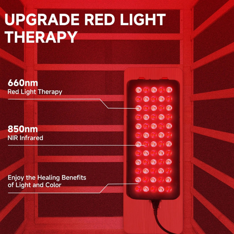 Neptune 1-2 Person Full Spectrum Red-Light Therapy Sauna
