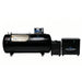 Complete RevitalCore Ascent Hyperbaric Chamber system with black shell, touchscreen and matching oxygen generator cabinet
