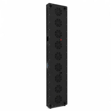Back of the RevitalCore X-Ascend Red Light Panel with nine cooling fans, power switch and IEC inlet