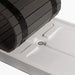 Rolled-up composite slats and centre drain channel detail on the Revive Acrylic Cold Plunge Basin tray floor