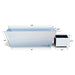 Measured drawing listing tub and chiller sizes in inches for the Revive Acrylic Plunge Tub