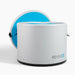 Revive Inflatable Pod Plunge Cold Plunge Tub open with the blue underside of the lid visible behind it