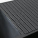 Grey slatted deck panel beside the stainless rim of the Revive Plunge Luxury Plunge Cold Plunge Spa