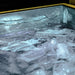 Thick broken ice filling the stainless basin of the Revive Luxury Plunge Cold Plunge Tub at 23 degrees