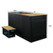 Sizing diagram marking height, width and opening of the Revive Plunge Luxury Plunge Cold Plunge Tub