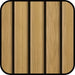 Tan wood-grain deck swatch option for the Revive Plunge Luxury Plunge Cold Plunge Bath cabinet