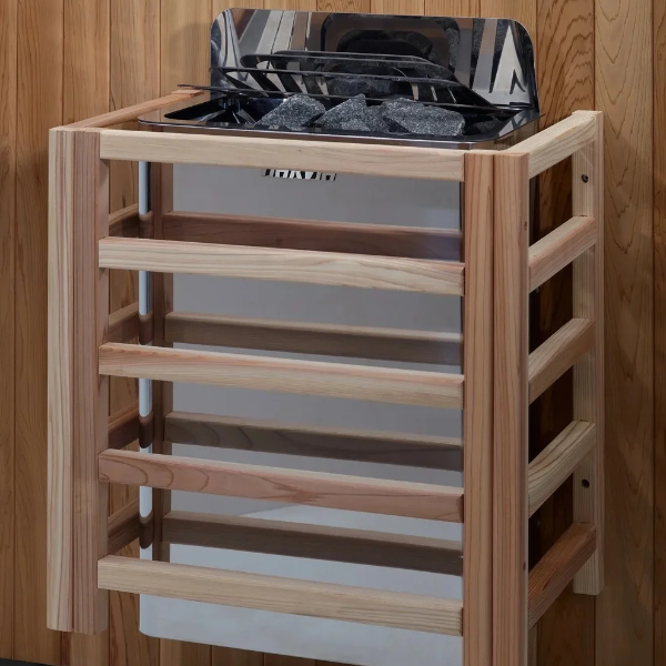 2025 Golden Designs "Toledo" 6 Person Hybrid Sauna (Indoor) Full Spectrum and Harvia Traditional Stove (GDI-8360-01)